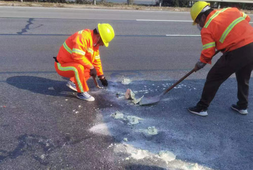 广饶公路下沉注浆加固